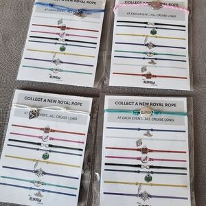 Effy Multicolor 4 Charm Bracelet CollectionNew Riyal Rope New